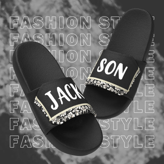 Custom Name Velcro Beach Slide Sandals