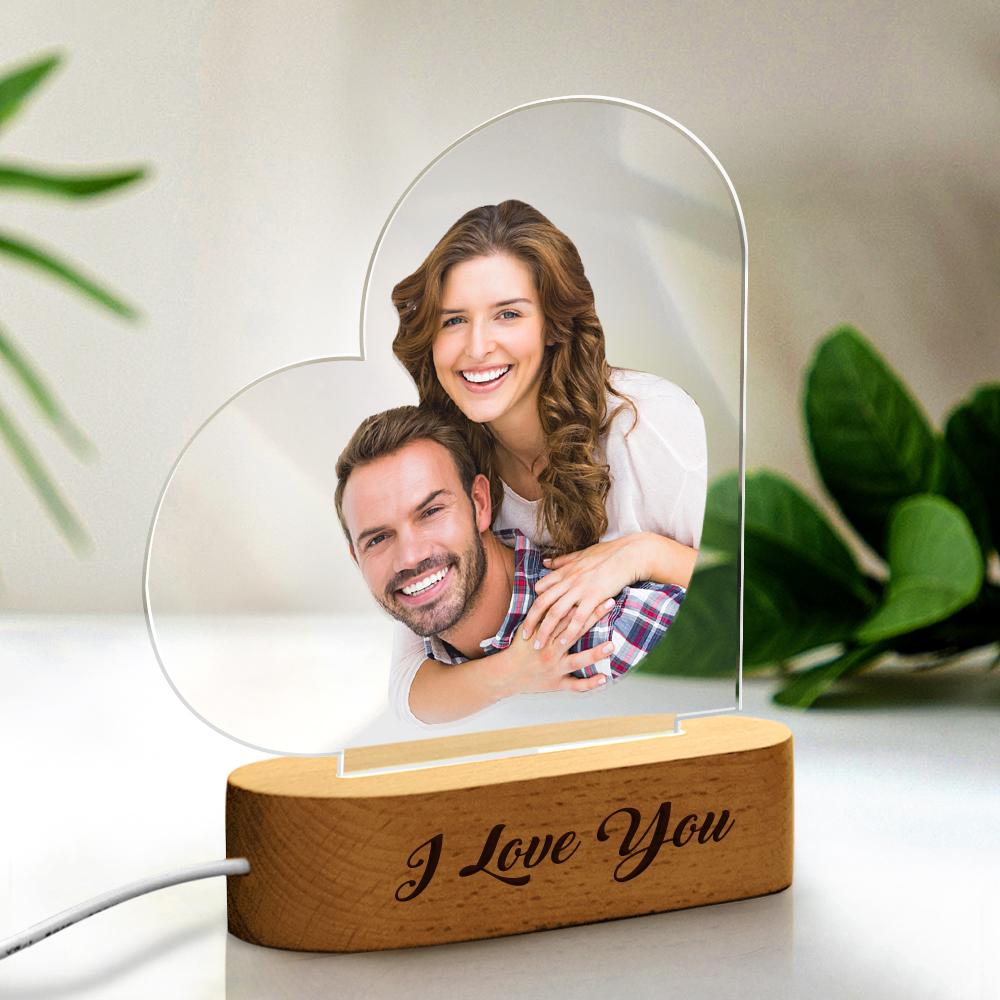 Custom Night Light Personalised Text Photo Night Light Personalised Gift