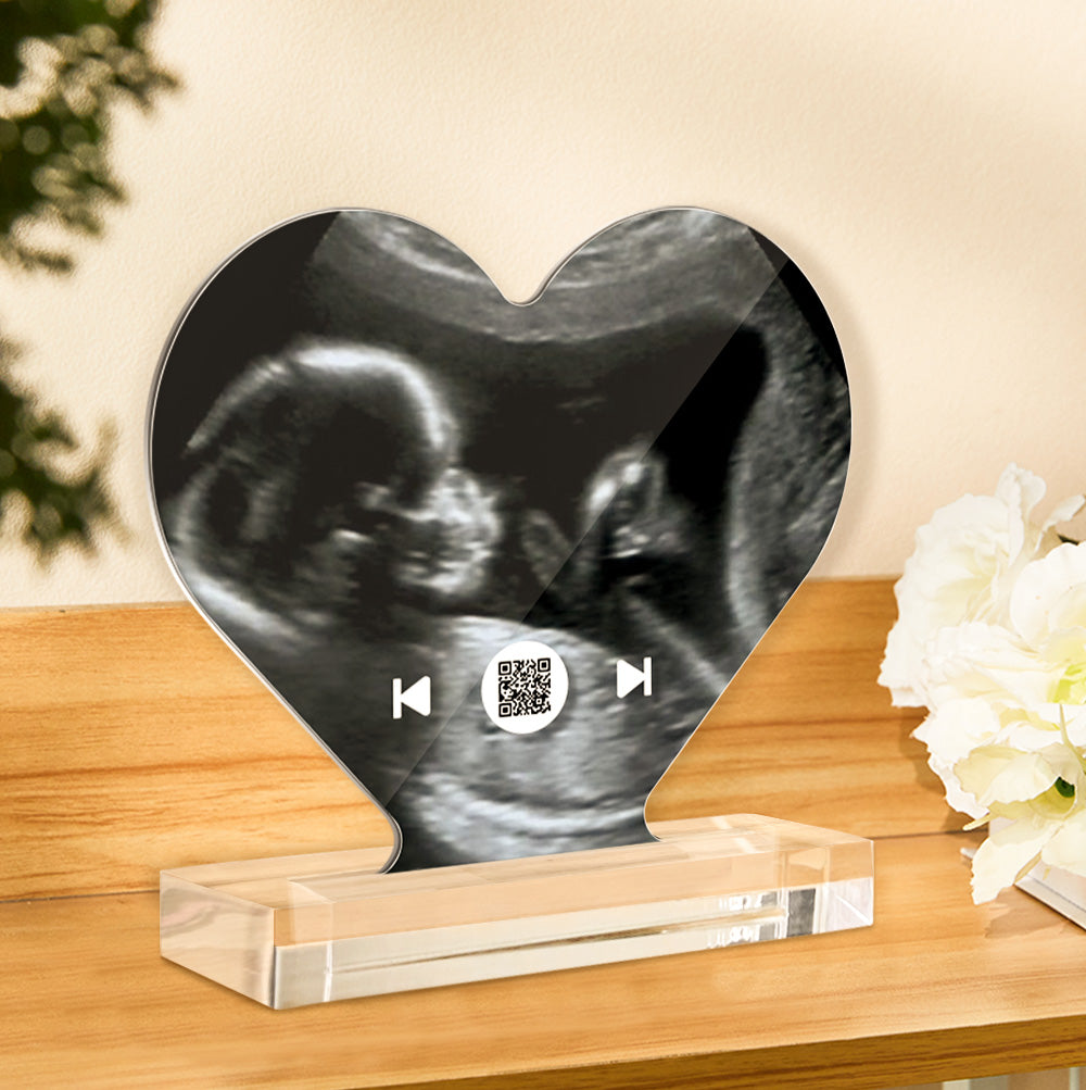 Custom Heart Shaped Acrylic Plaque