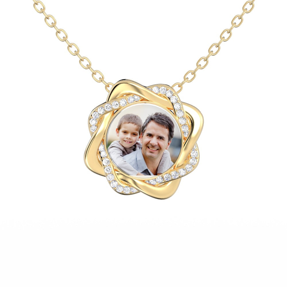 Custom Memory Necklace With Photo Romantic Gifts For Her