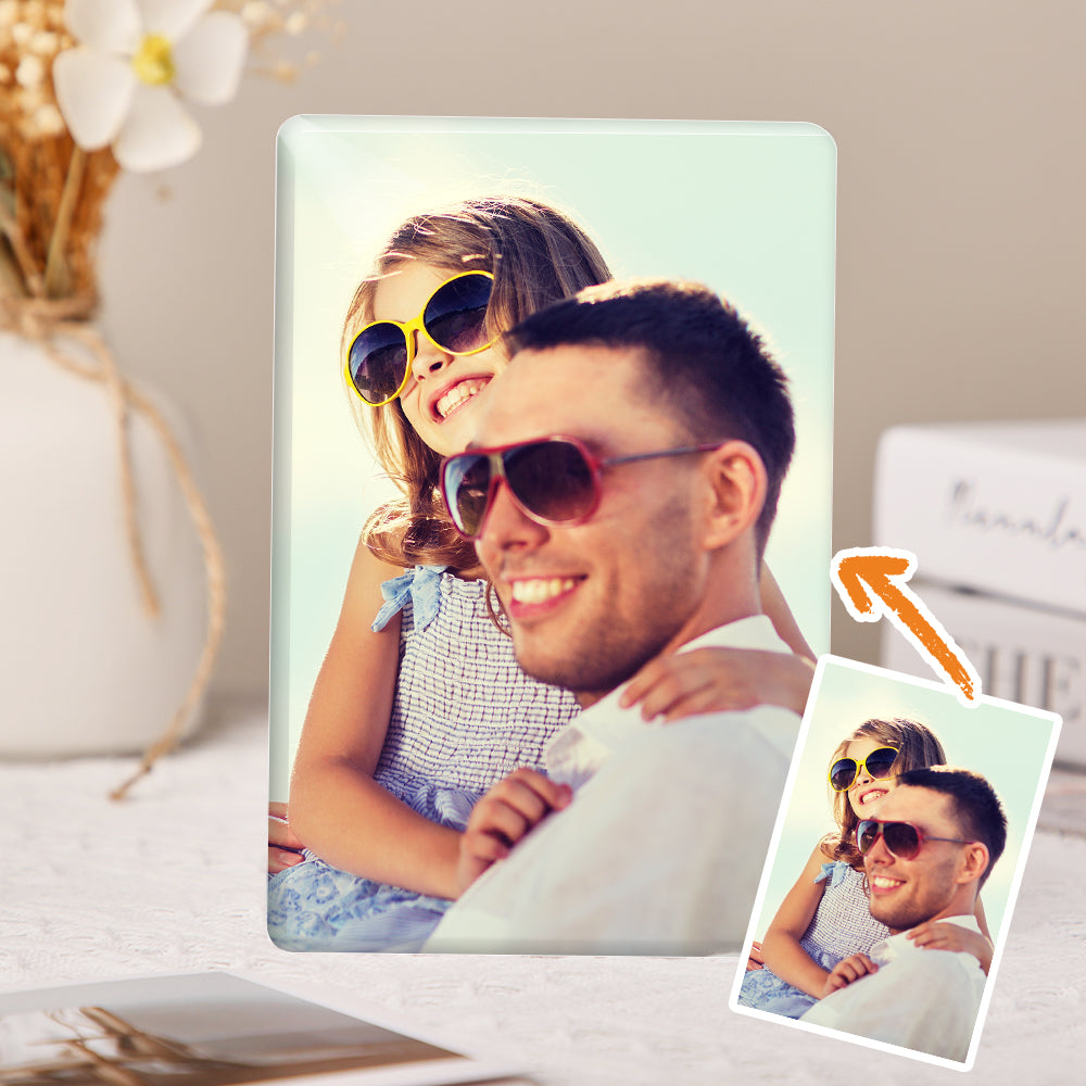 Personalised Acrylic Block Photo Frame Desktop Picture Frame Plaque