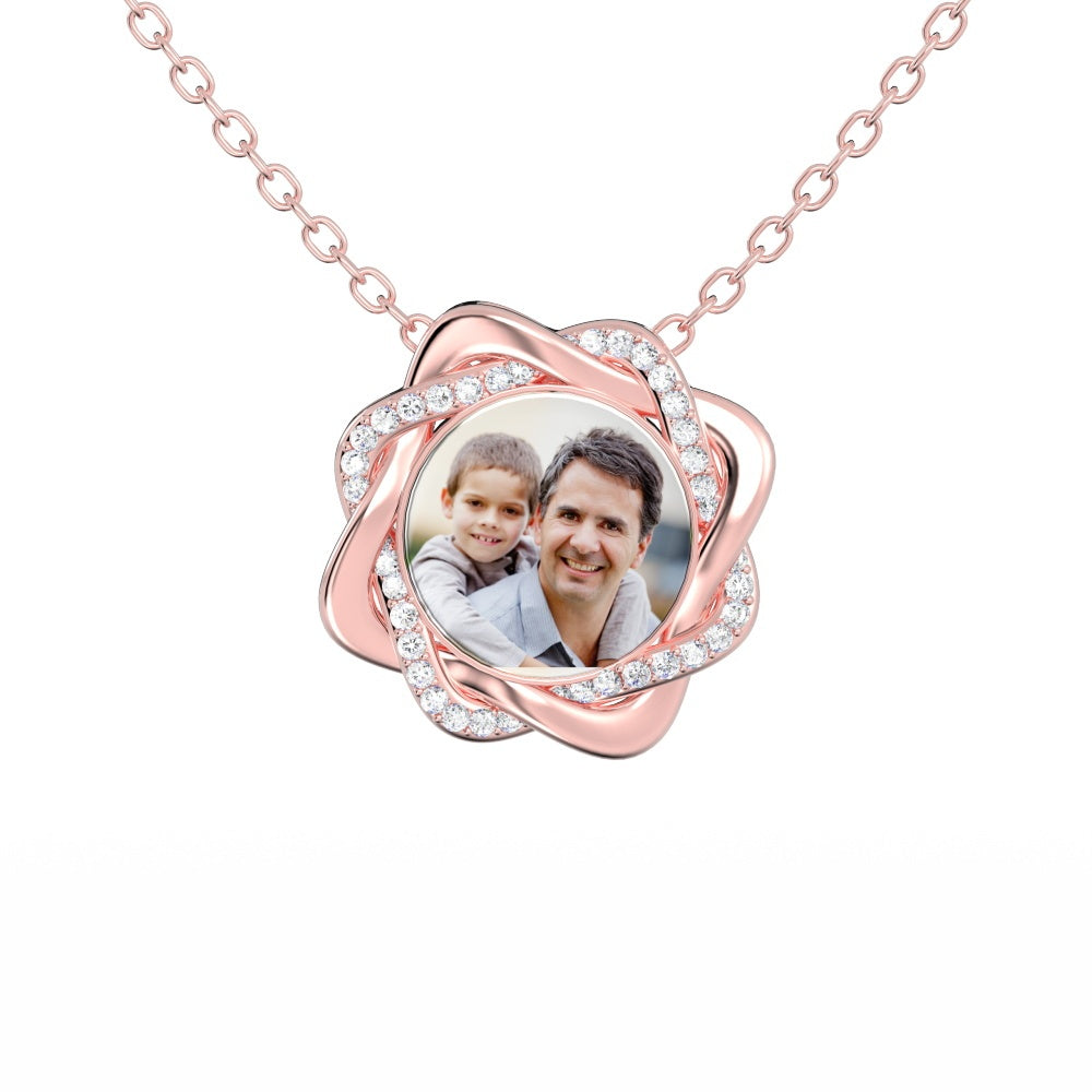 Custom Memory Necklace With Photo Romantic Gifts For Her